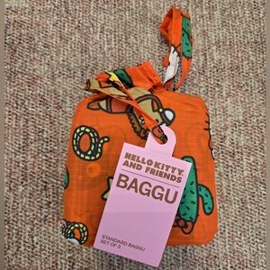 Baggu standard set of 3 hello kitty and friends western NWT